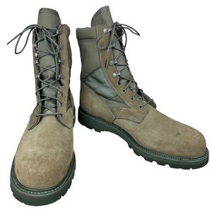 NWOT Mondo PT Sage Green Steel Toe Vibram Combat Boots UFCW 8430 - Size 15.5
